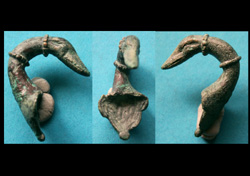 Applique, Vessel Adornment, Water Fowl, c. 2nd Cent AD